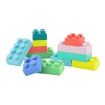 Super Soft Building Blocks, 12-Piece Set, Easy-to-Hold for Babies & Toddlers, BPA-Free