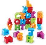 Letter Blocks, ABC Toddler Learning, Alphabet Puzzle, Fine Motor Toys, Montessori