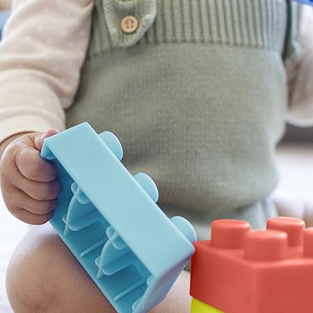 Super Soft Building Blocks, 12-Piece Set, Easy-to-Hold for Babies & Toddlers, BPA-Free